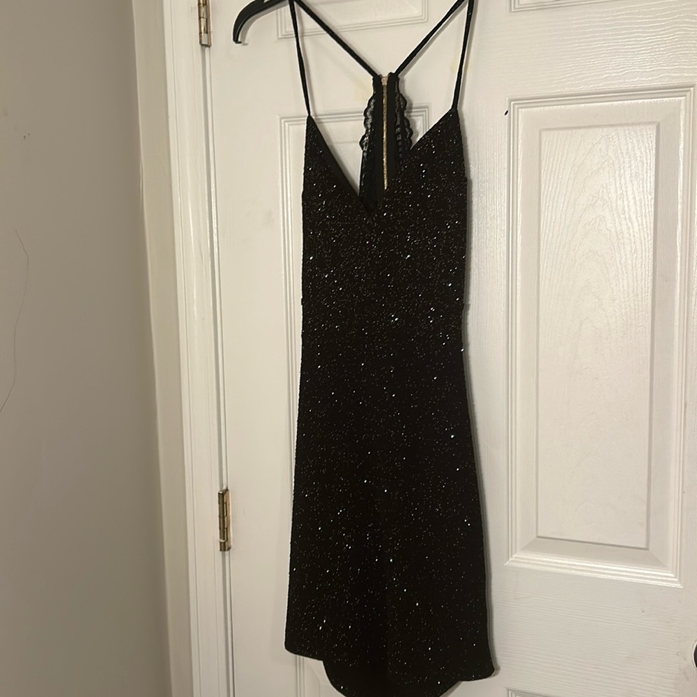 Sparkly black Windsor Dress